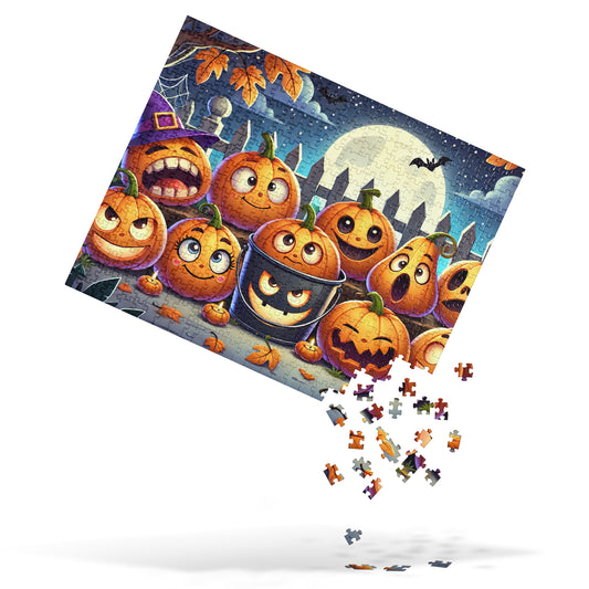 Pumpkin Patch Halloween Puzzle