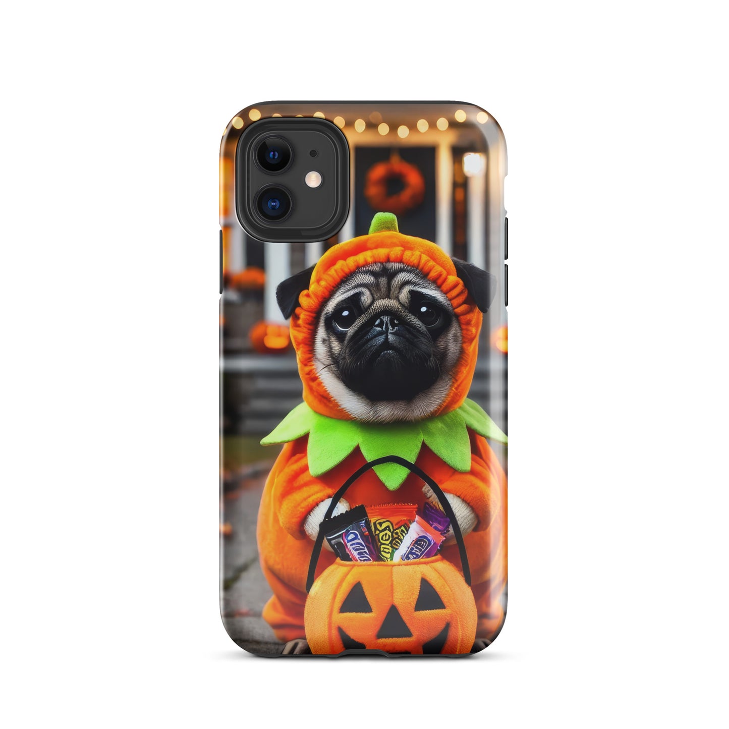 Pug Pumpkin Halloween Tough Case for iPhone®