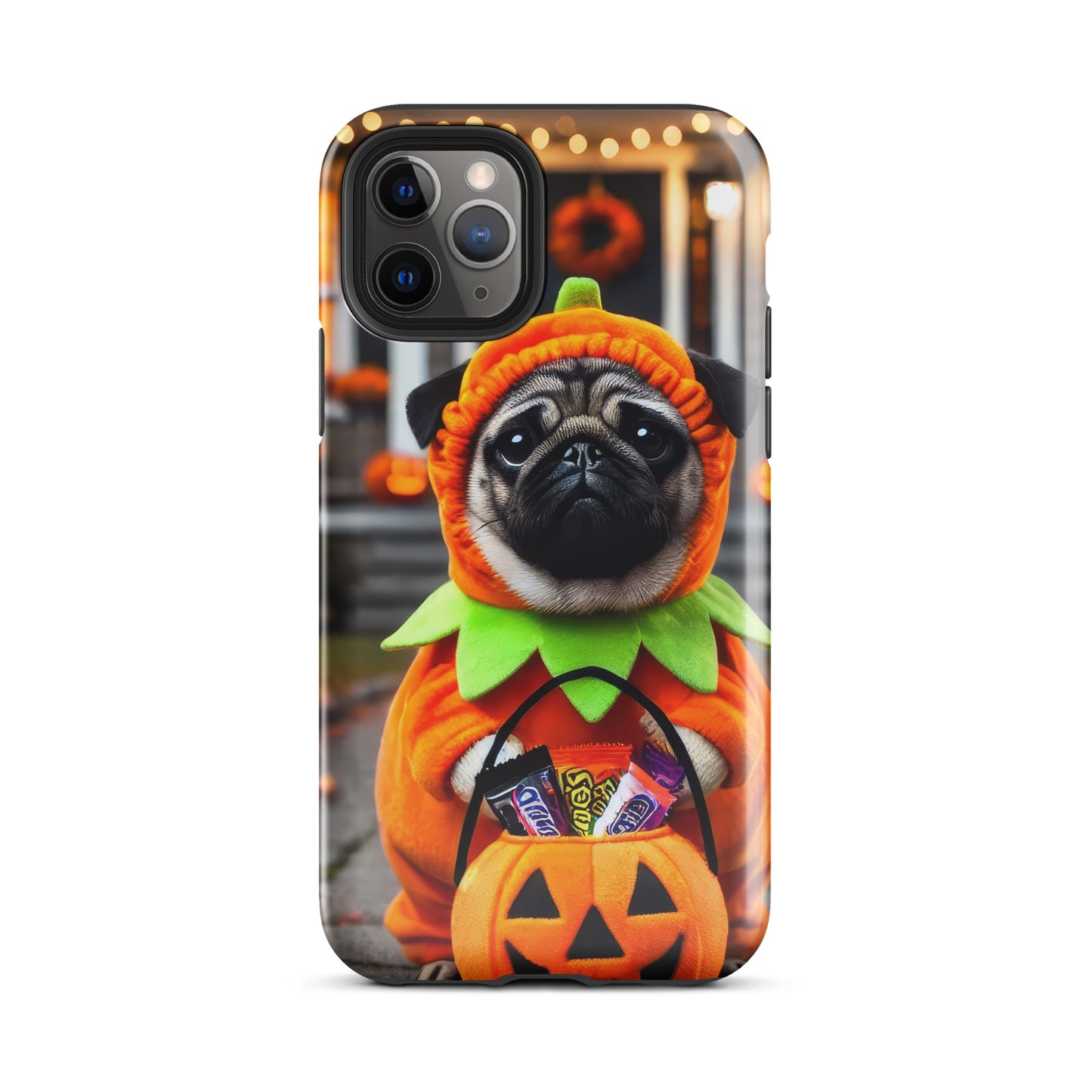 Pug Pumpkin Halloween Tough Case for iPhone®