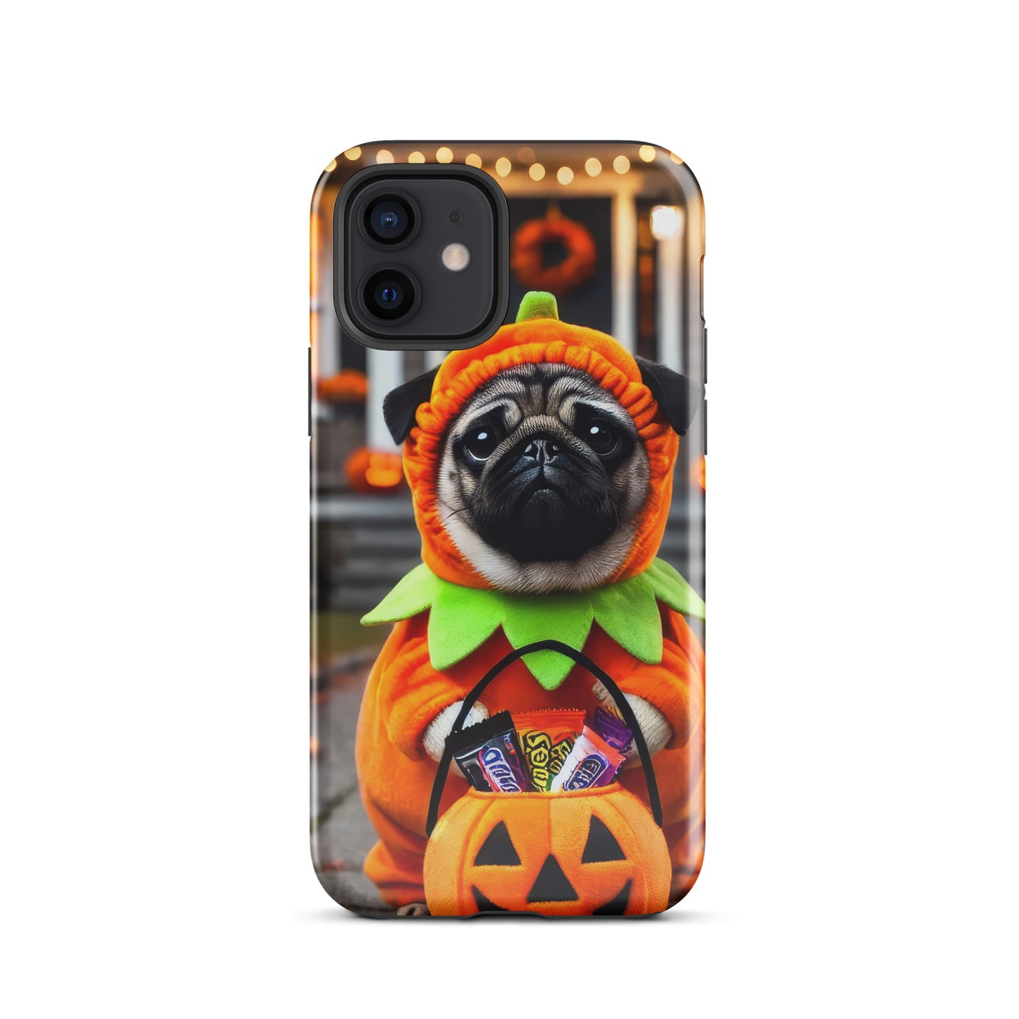 Pug Pumpkin Halloween Tough Case for iPhone®