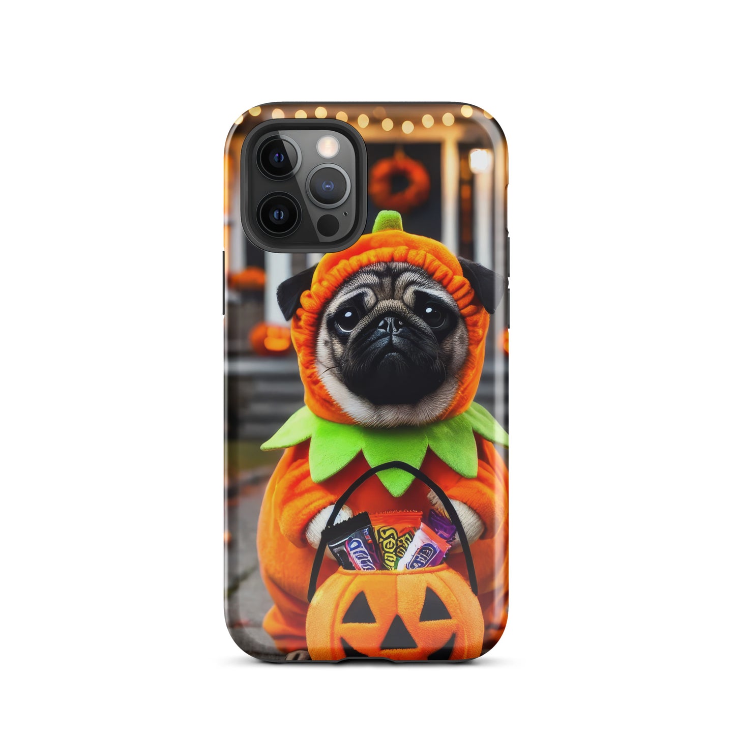 Pug Pumpkin Halloween Tough Case for iPhone®