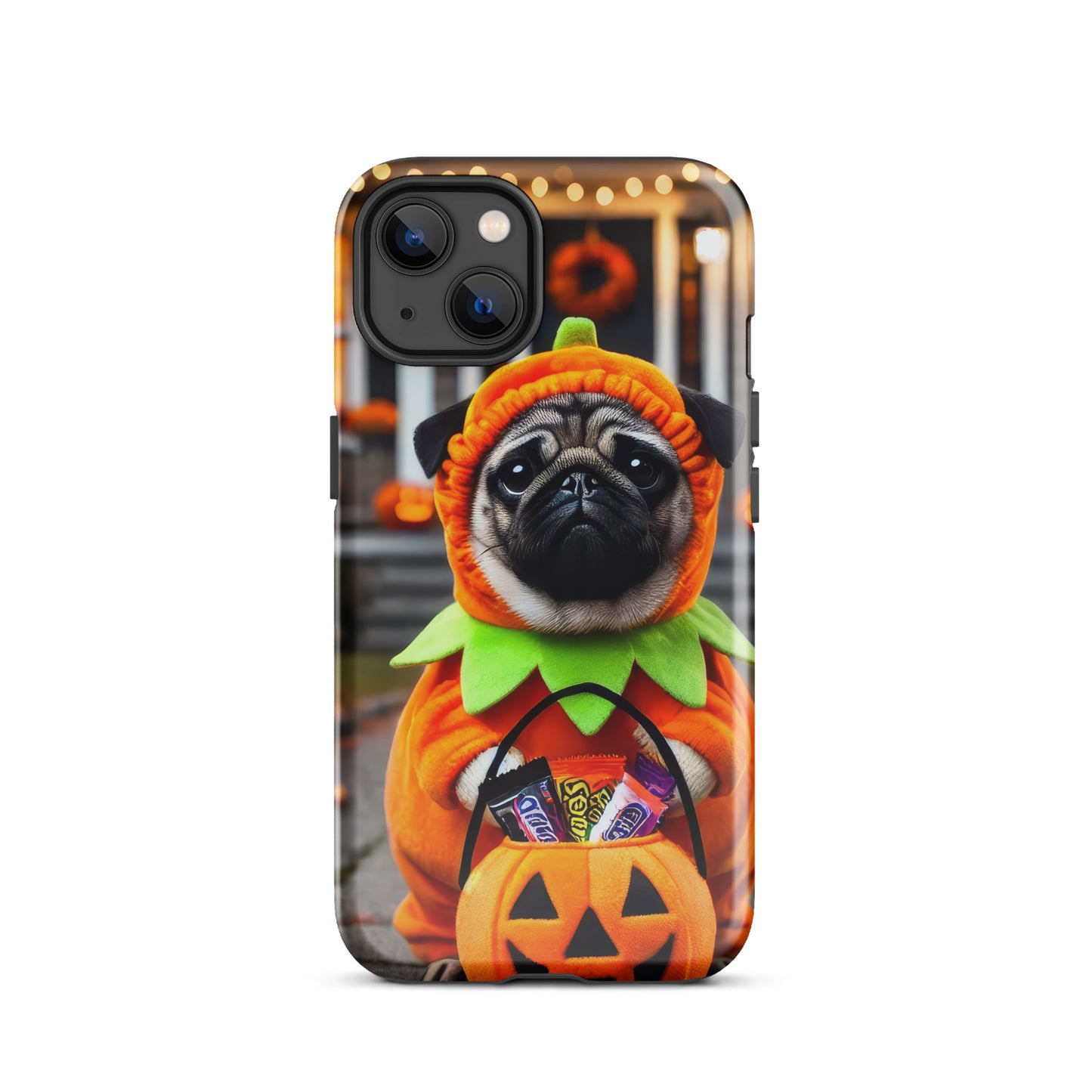 Pug Pumpkin Halloween Tough Case for iPhone®