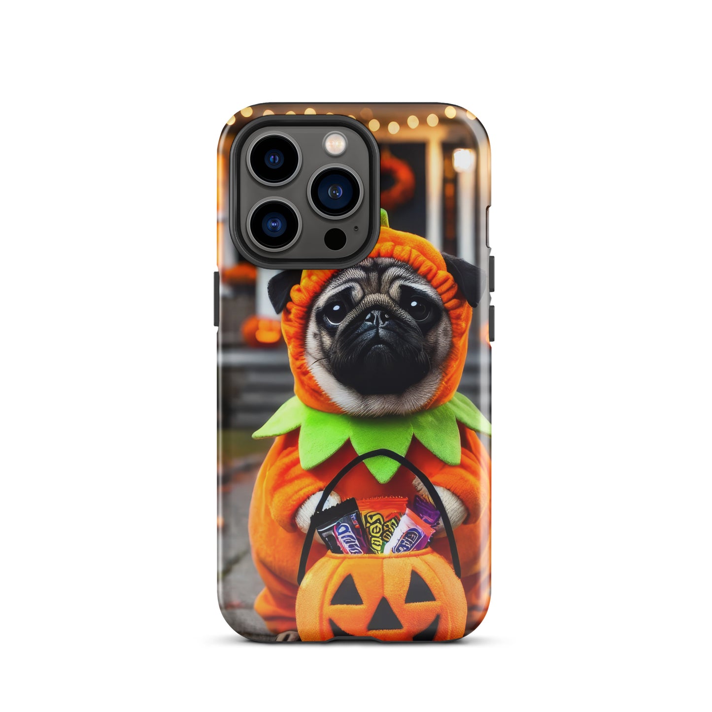 Pug Pumpkin Halloween Tough Case for iPhone®