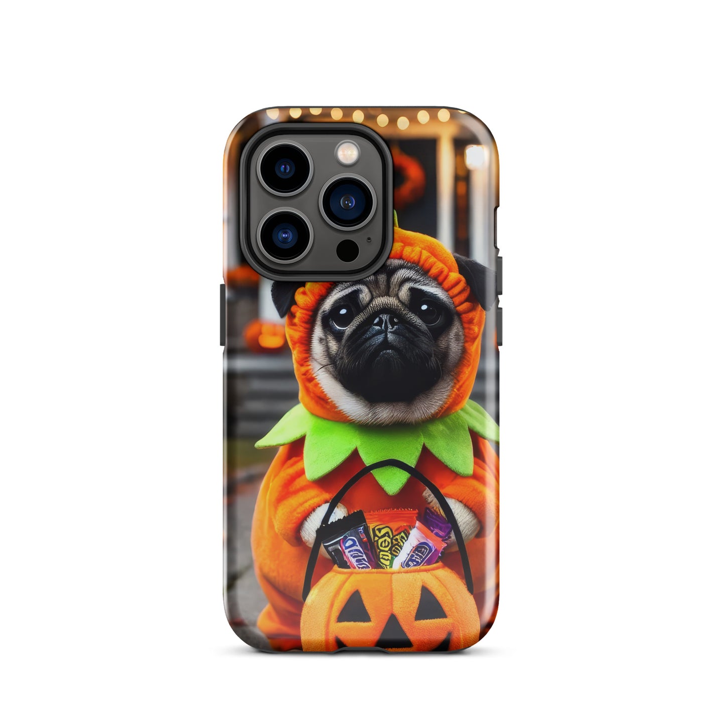 Pug Pumpkin Halloween Tough Case for iPhone®