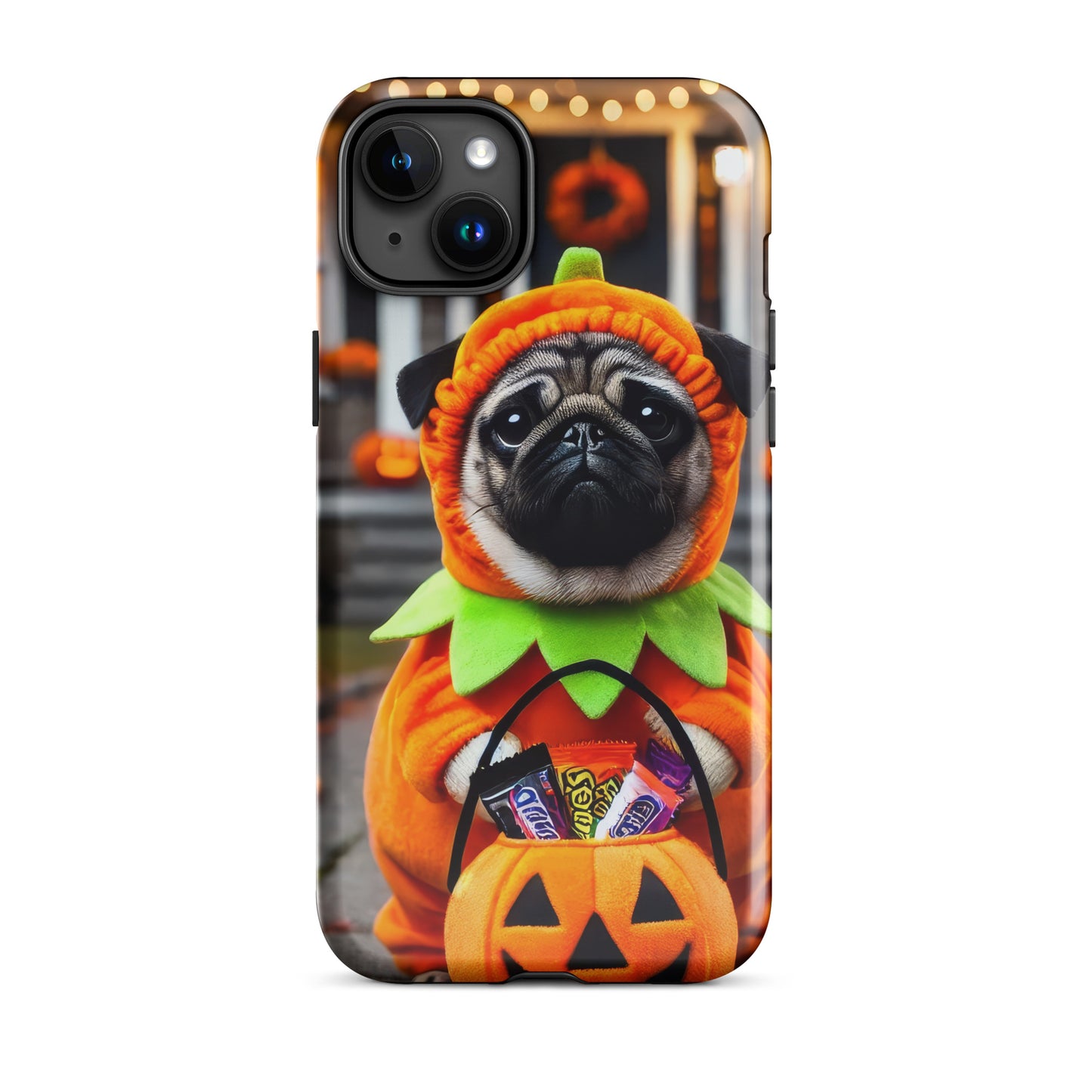 Pug Pumpkin Halloween Tough Case for iPhone®