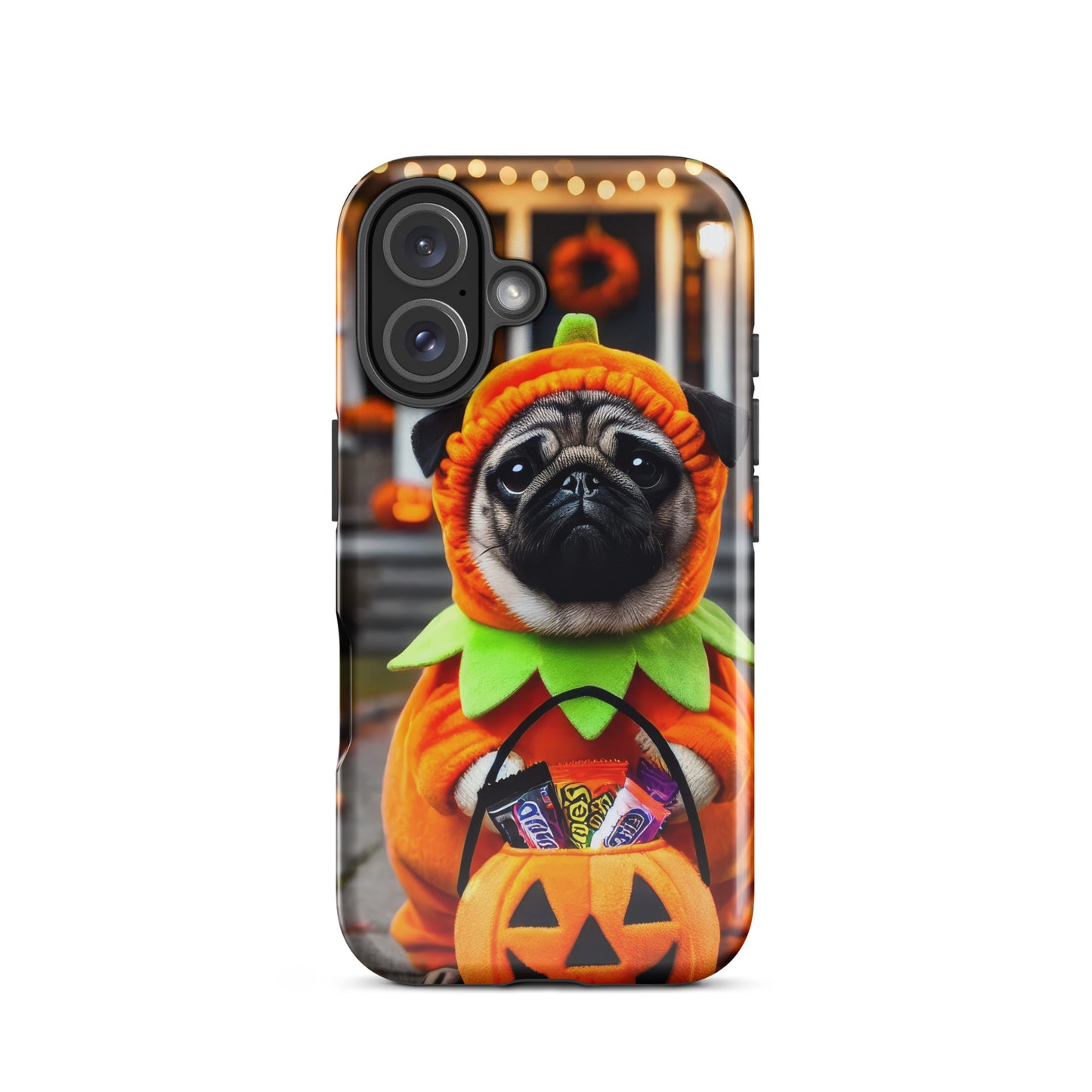 Pug Pumpkin Halloween Tough Case for iPhone®