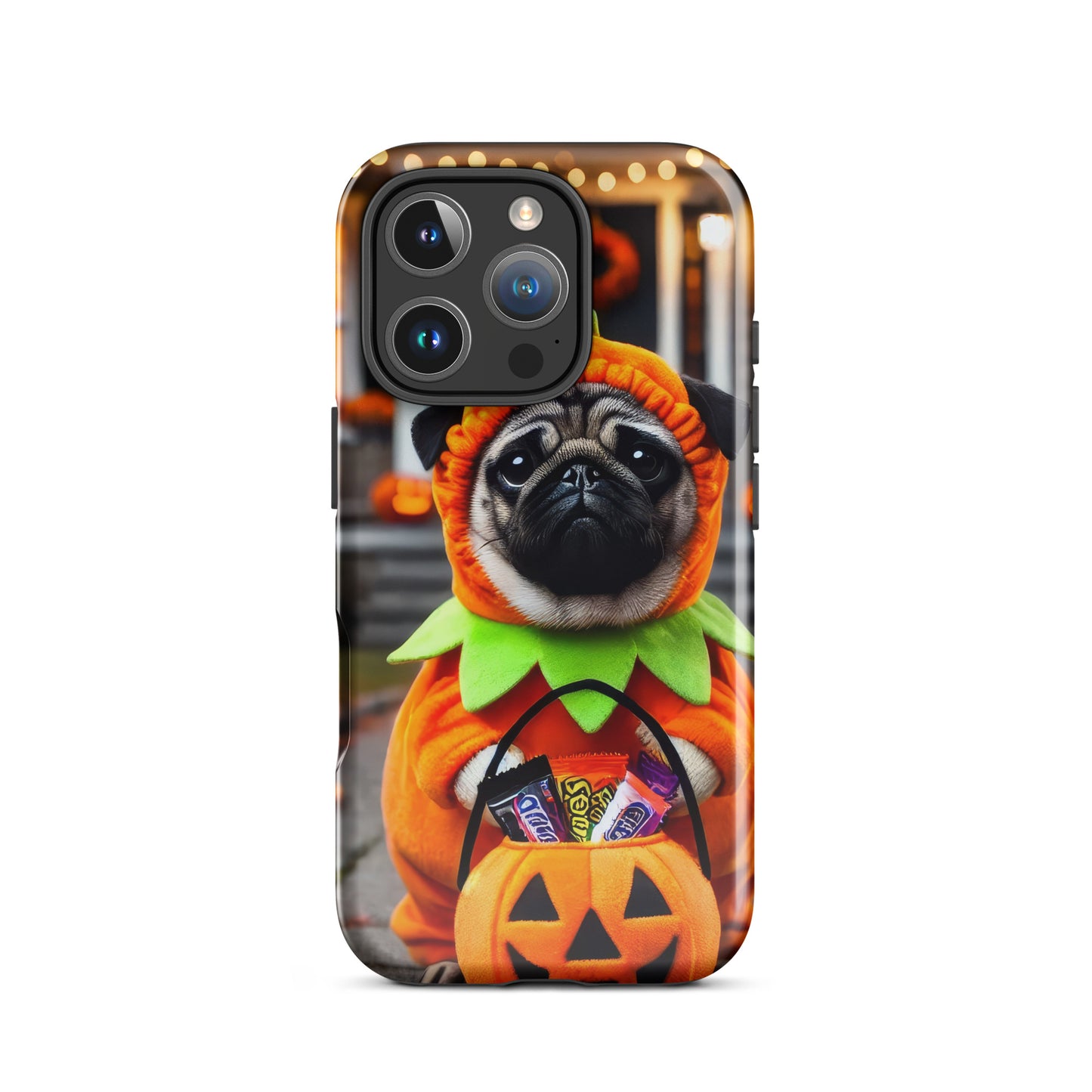 Pug Pumpkin Halloween Tough Case for iPhone®