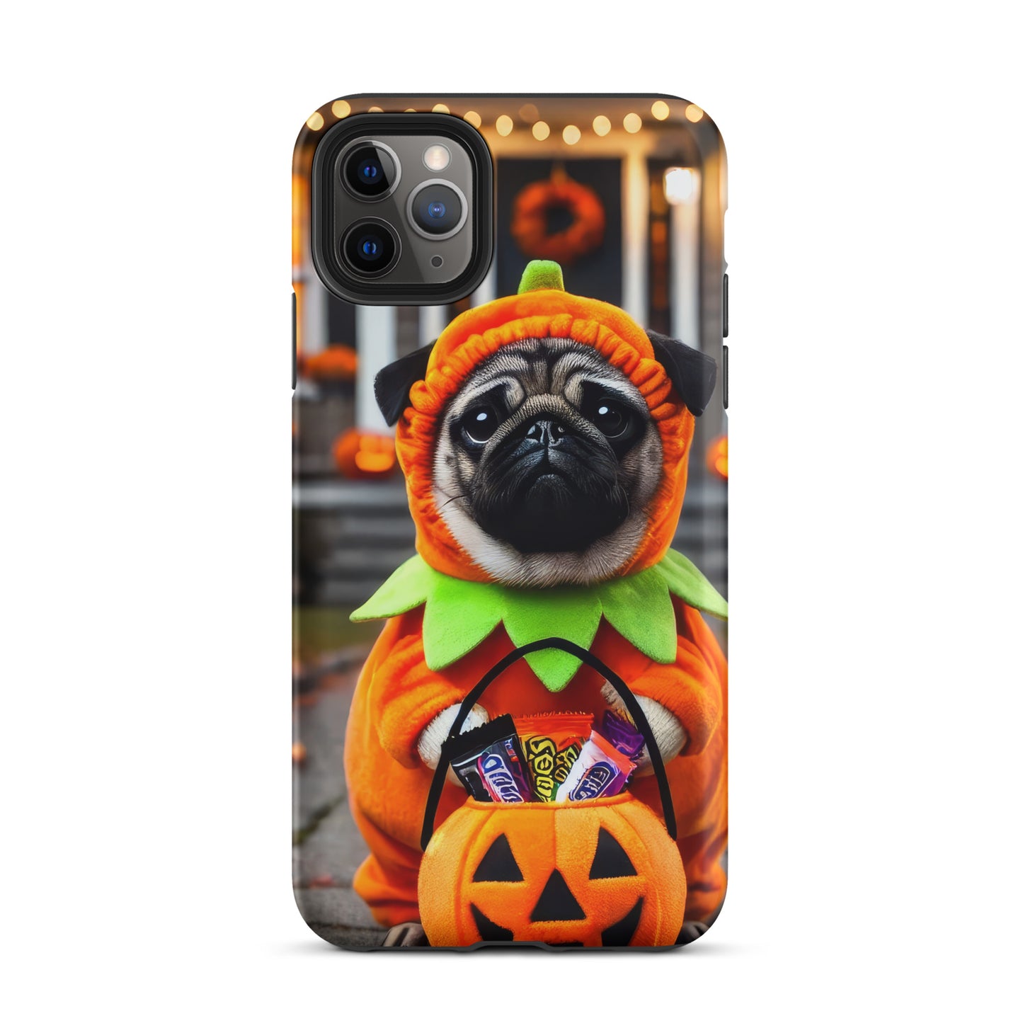 Pug Pumpkin Halloween Tough Case for iPhone®