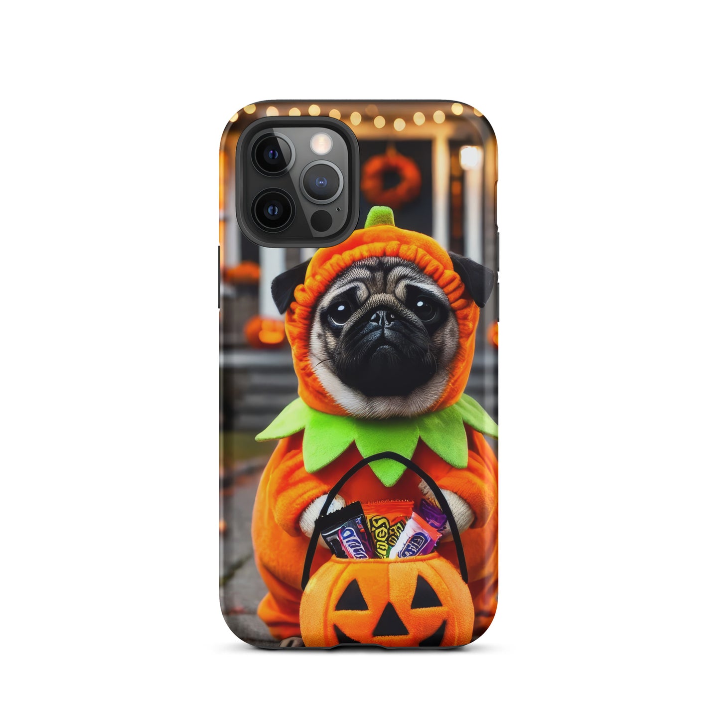 Pug Pumpkin Halloween Tough Case for iPhone®