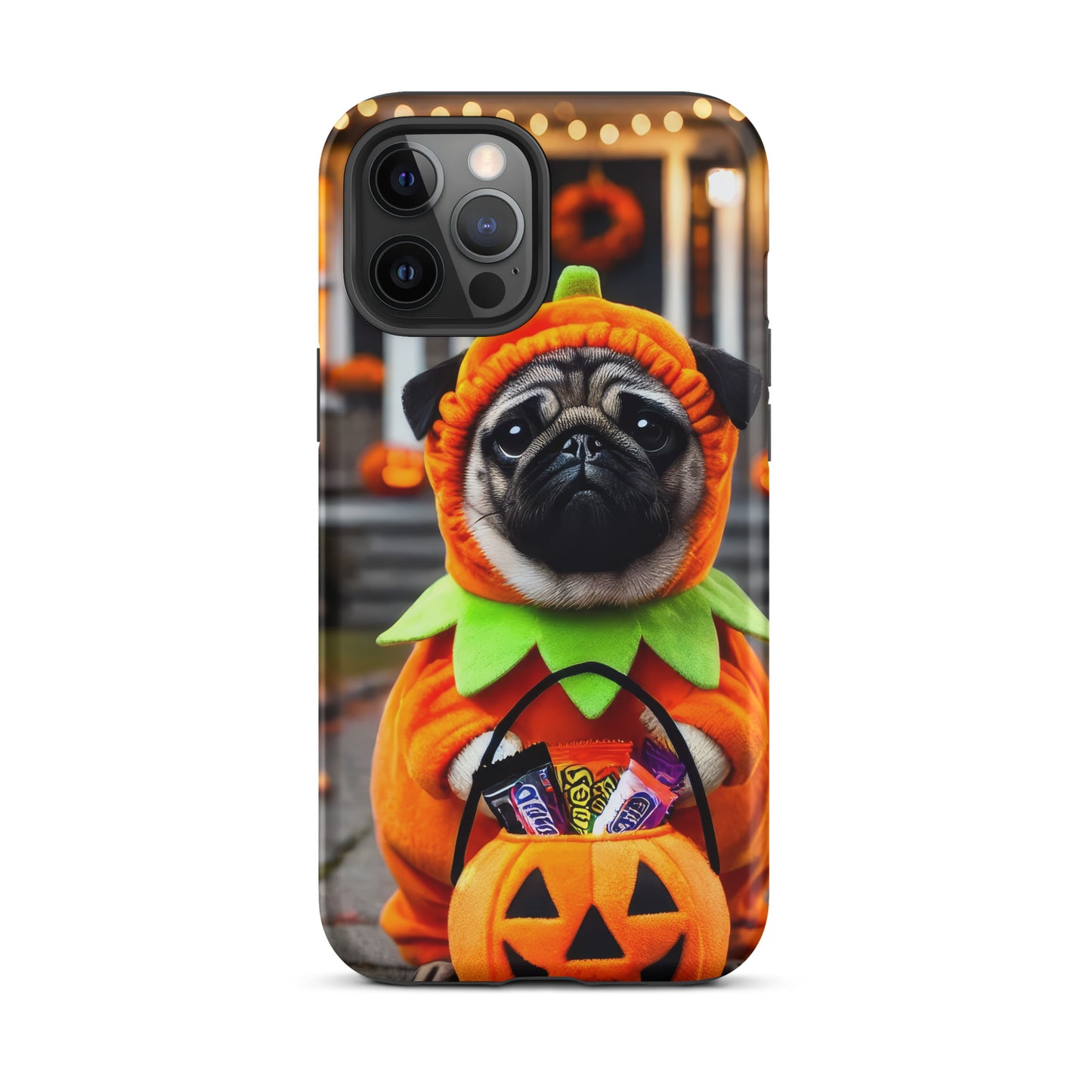 Pug Pumpkin Halloween Tough Case for iPhone®