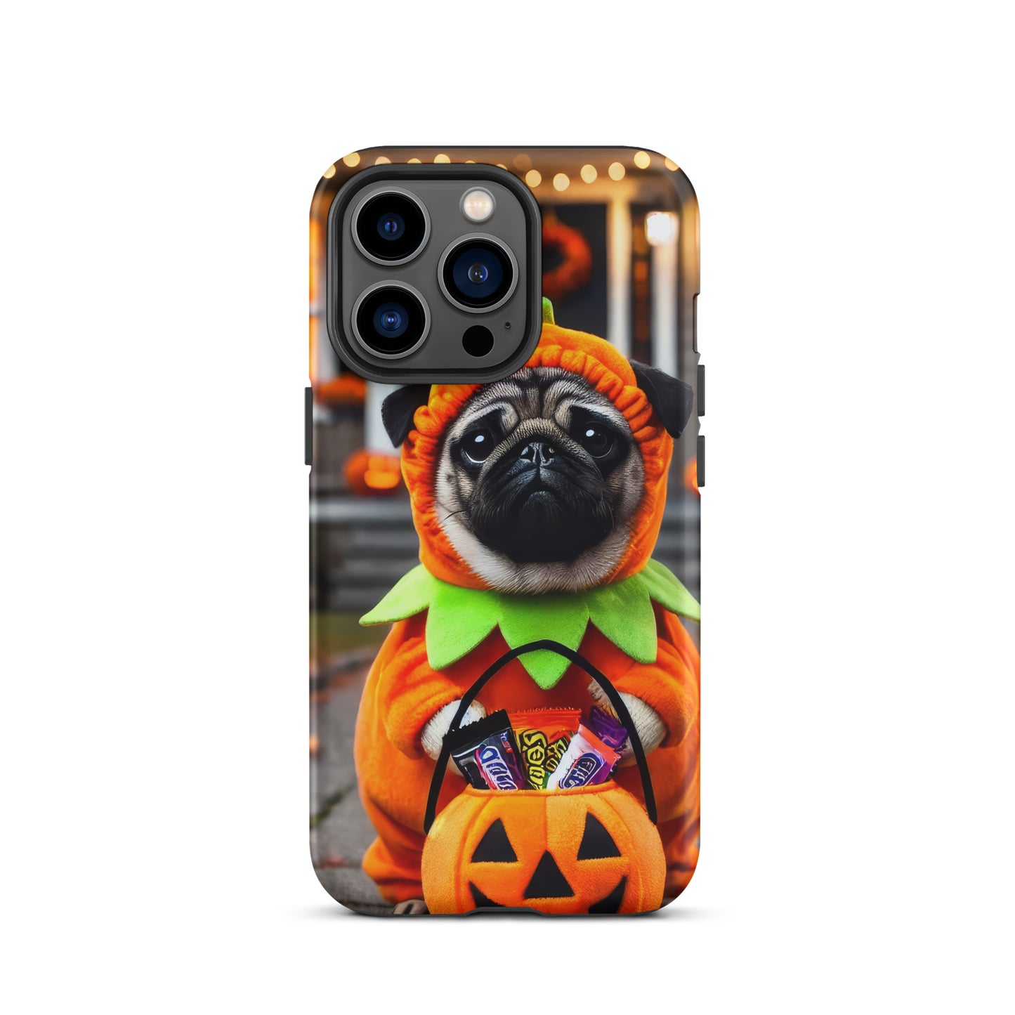 Pug Pumpkin Halloween Tough Case for iPhone®