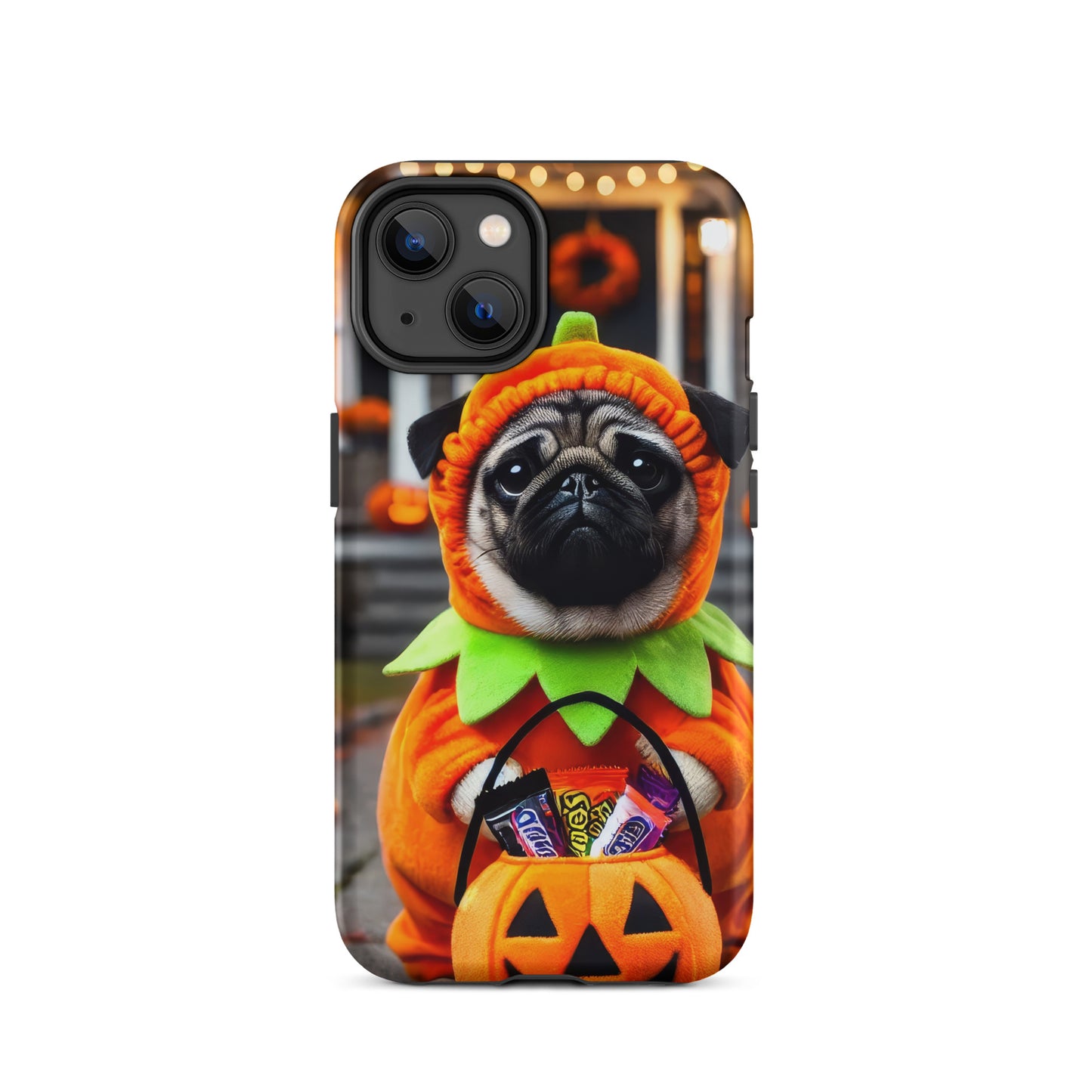 Pug Pumpkin Halloween Tough Case for iPhone®