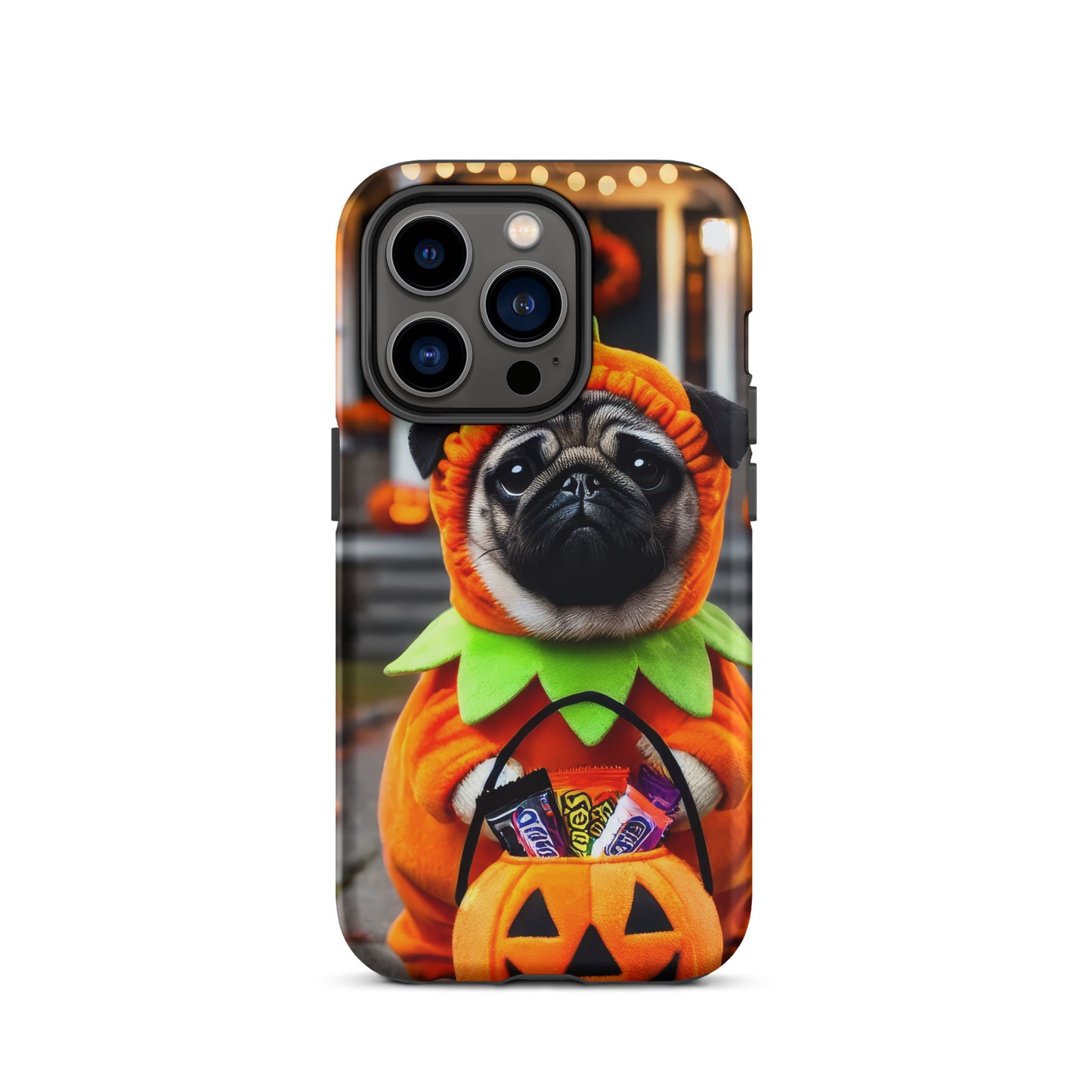 Pug Pumpkin Halloween Tough Case for iPhone®