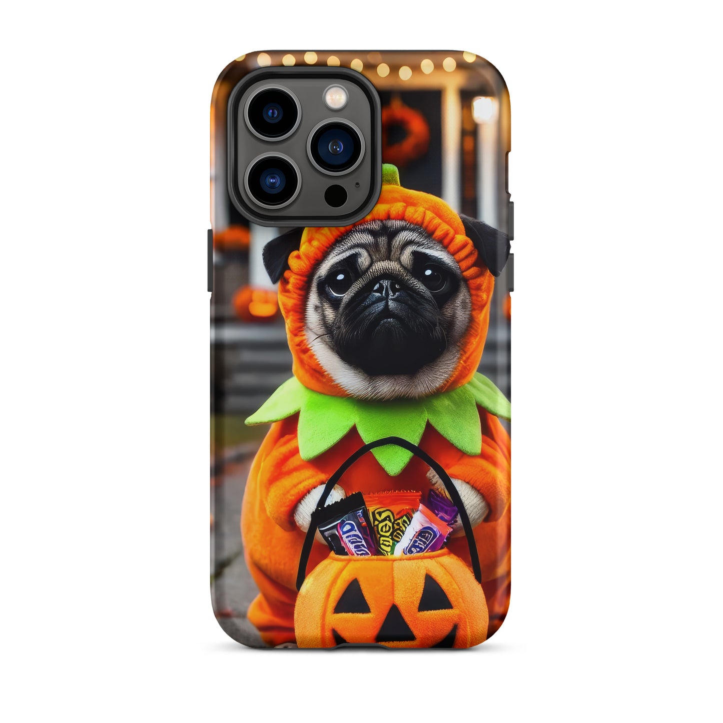 Pug Pumpkin Halloween Tough Case for iPhone®