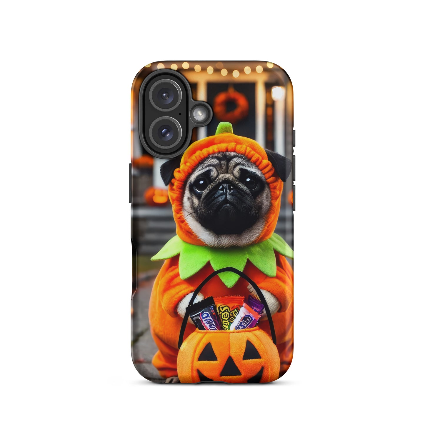 Pug Pumpkin Halloween Tough Case for iPhone®