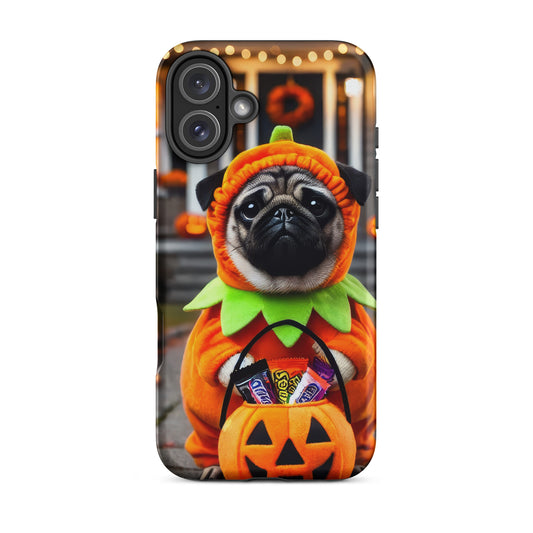 Pug Pumpkin Halloween Tough Case for iPhone®