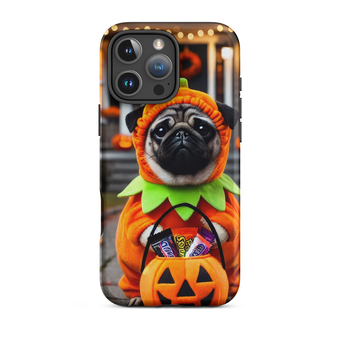 Pug Pumpkin Halloween Tough Case for iPhone®