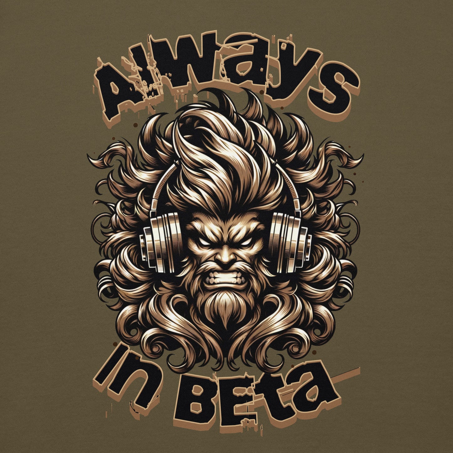 Always in Beta Hoodie (Back Image)