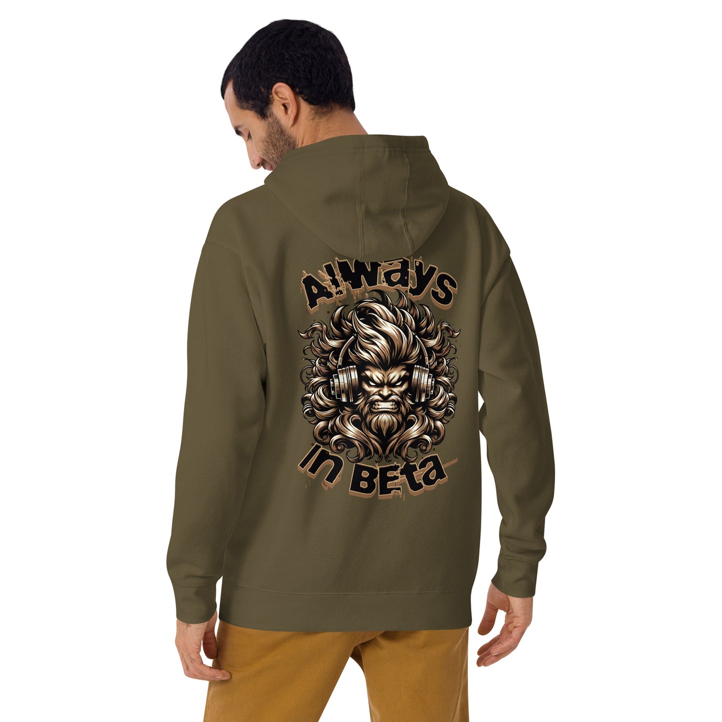 Always in Beta Hoodie (Back Image)