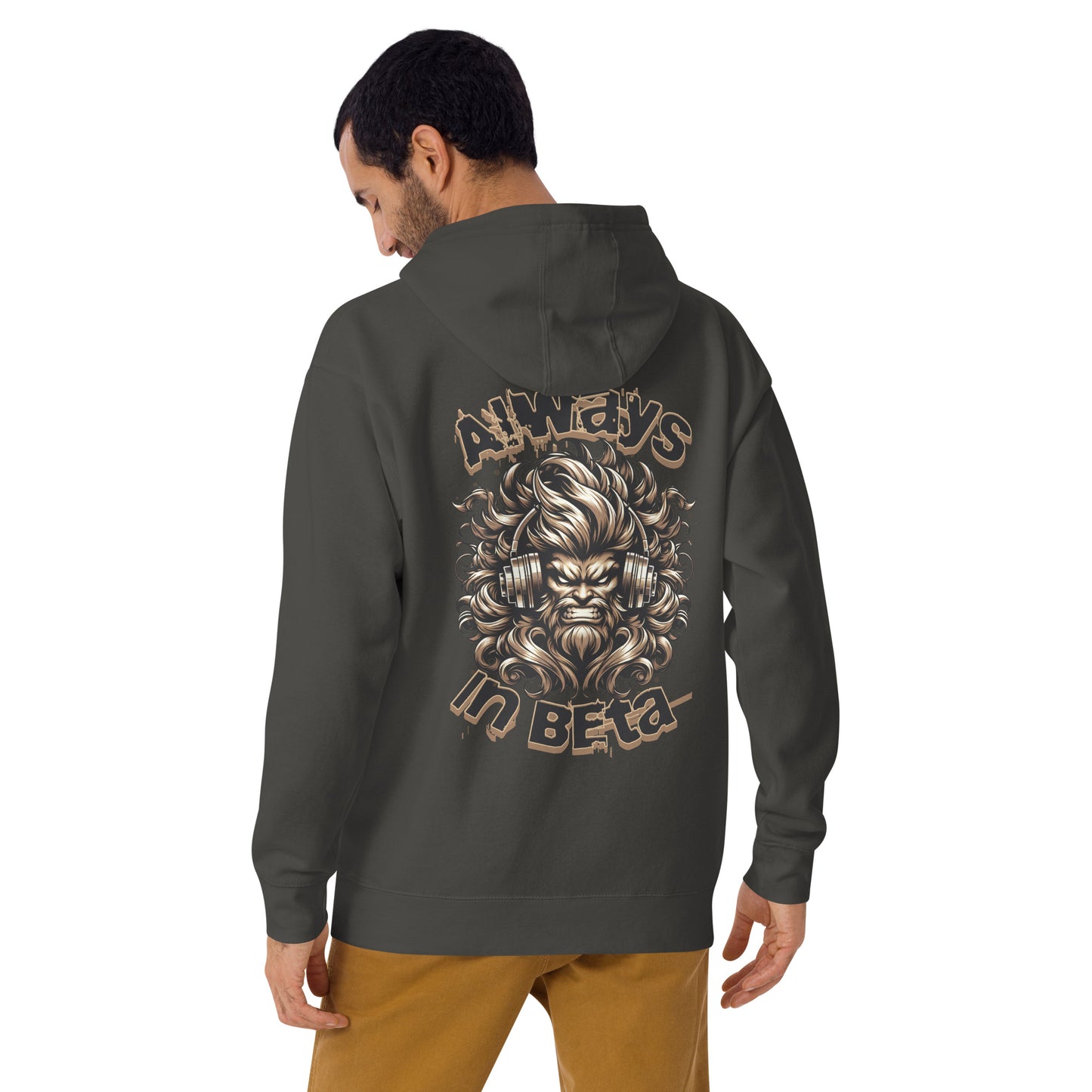 Always in Beta Hoodie (Back Image)