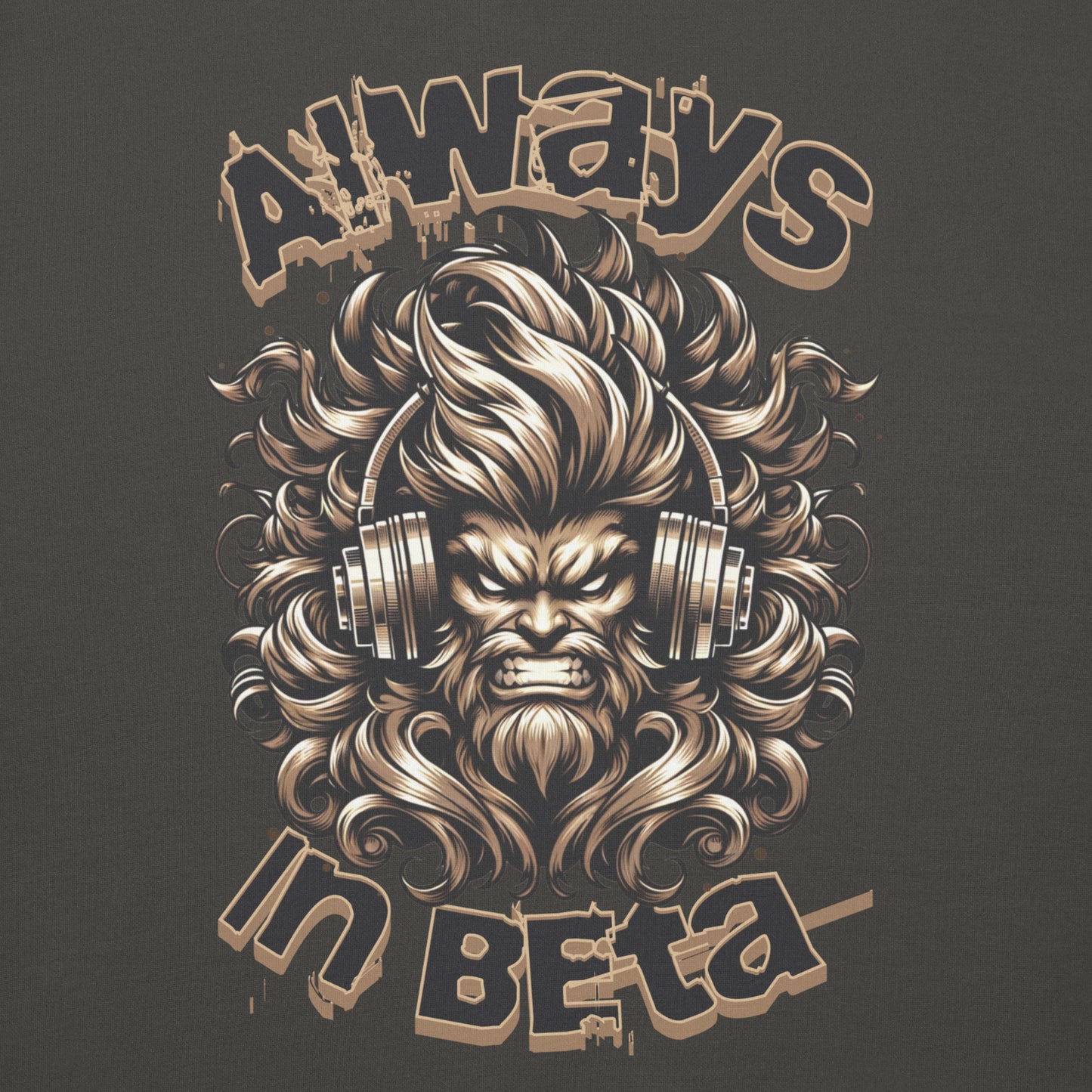 Always in Beta Hoodie (Front Image)