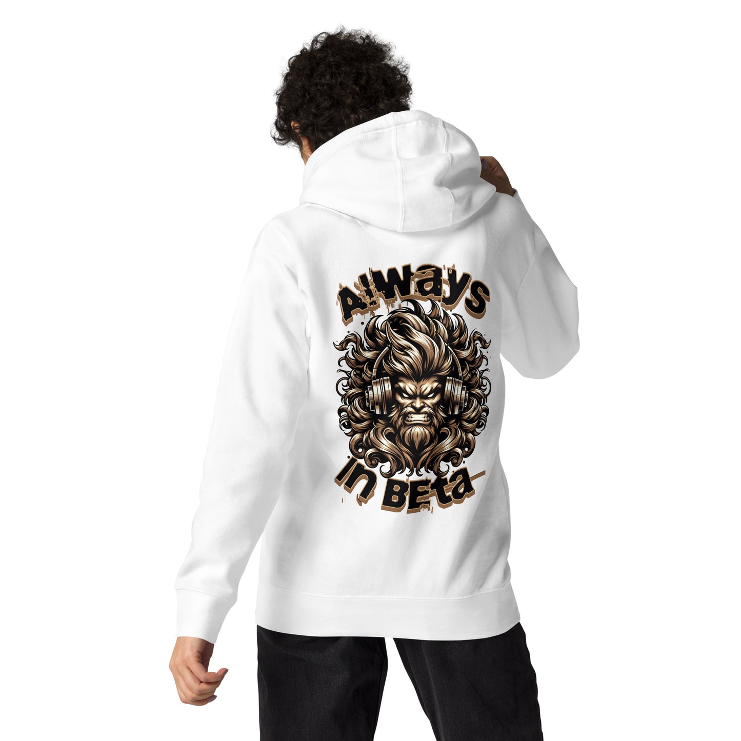 Always in Beta Hoodie (Back Image)