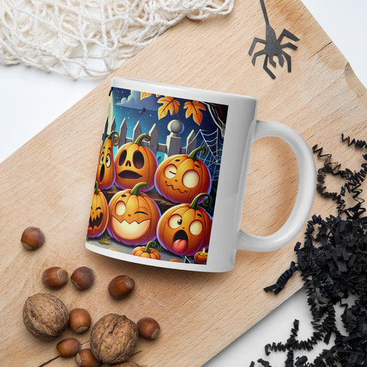 Pumpkin Patch glossy mug